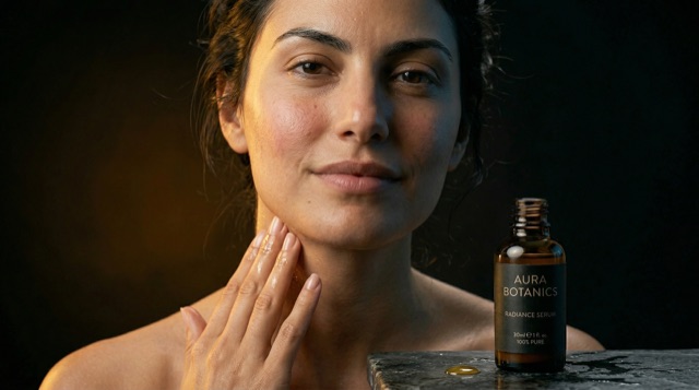 Modella con siero